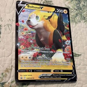 Jumbo size Boltund V Pokémon Jumbo rare card